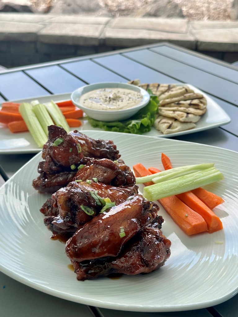 Maple Bourbon Glazed Wings